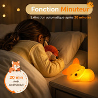 Veilleuse Renard en Silicone