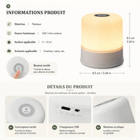 Lampe Chevet Tactile