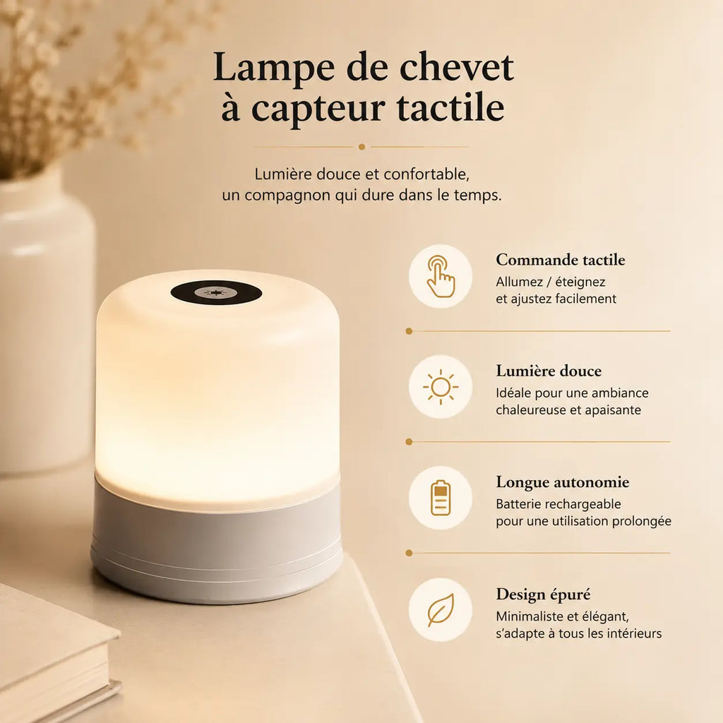 Lampe Chevet Tactile