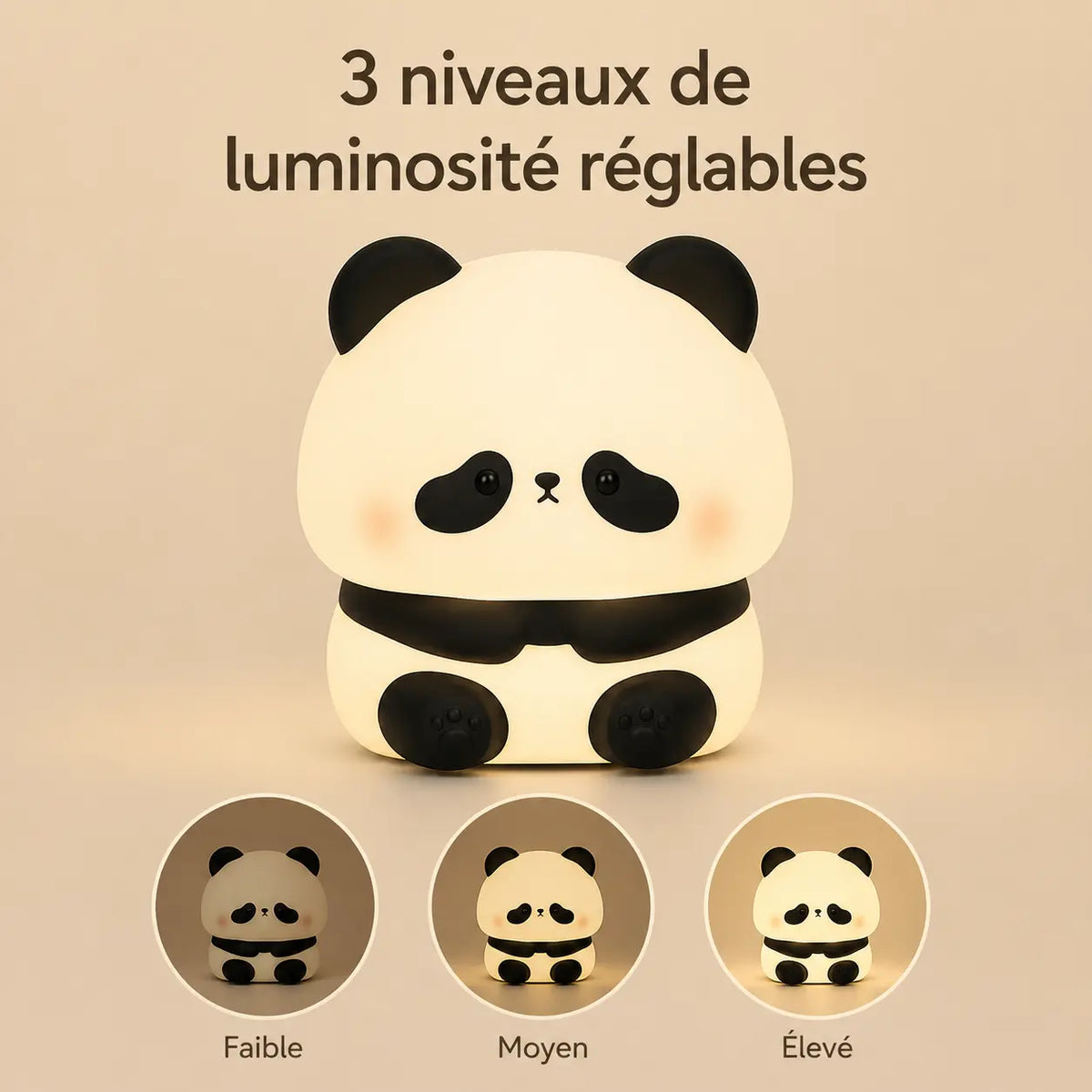 Veilleuse Panda en Silicone