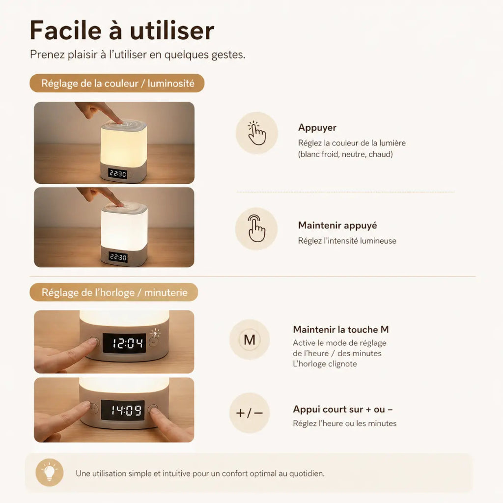 Veilleuse Nomade Rechargeable