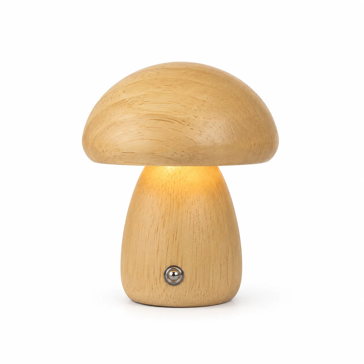 Lampe Champignon en Bois