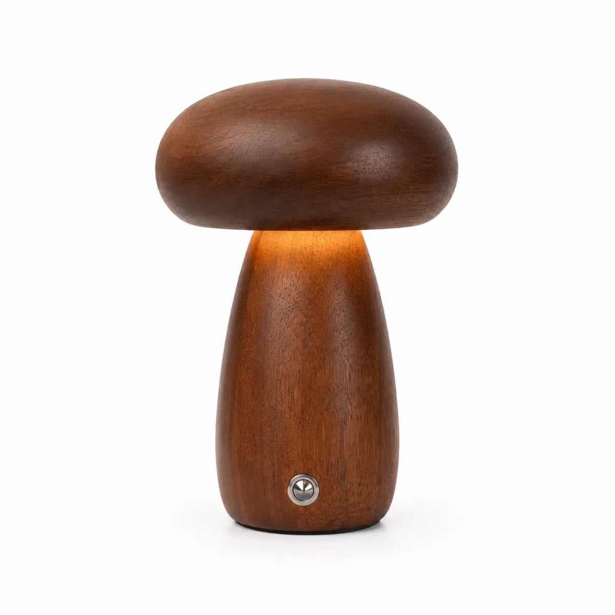 Lampe Champignon en Bois