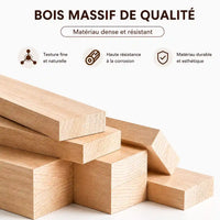 Lampe Champignon en Bois