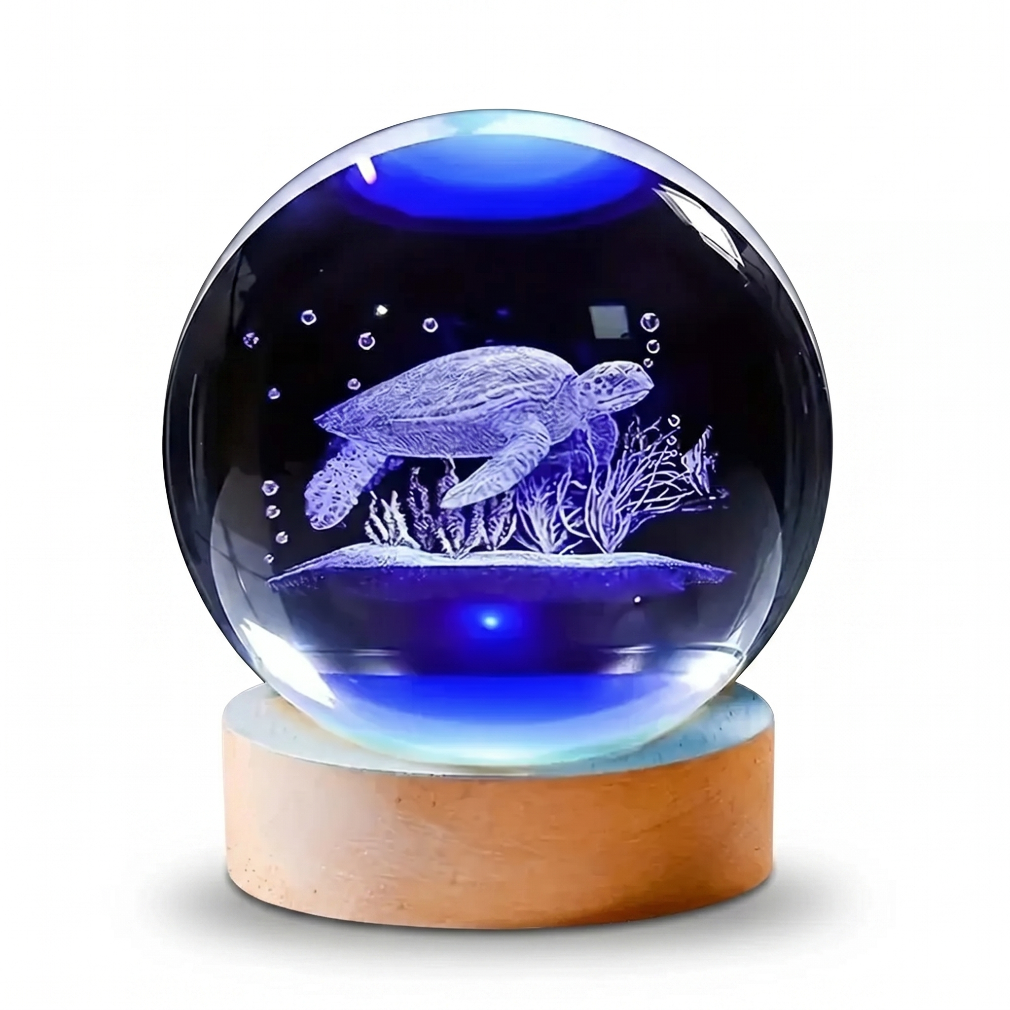 Veilleuse Boule de Cristal Tortue