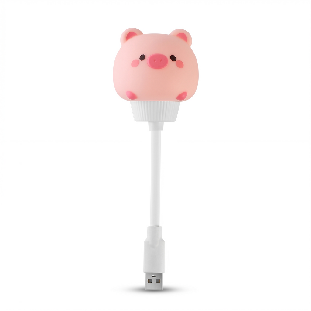 Veilleuse Cochon Rose USB