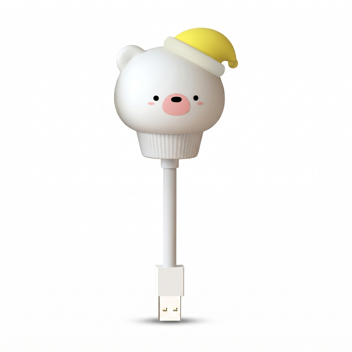 Veilleuse Cochon Blanc USB
