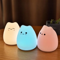 Veilleuse Chat en Silicone