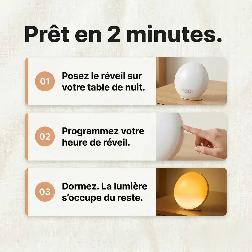 Réveil Simulateur d'Aube Connecté
