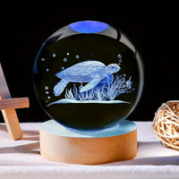 Veilleuse Boule de Cristal Tortue