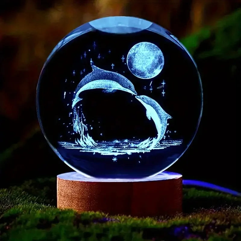 Veilleuse Boule de Cristal Dauphin