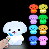 Veilleuse Chiot Télécommande