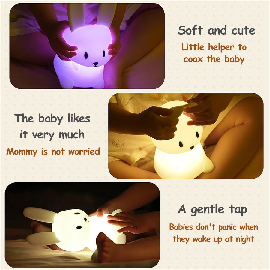 Veilleuse Lapin Tactile