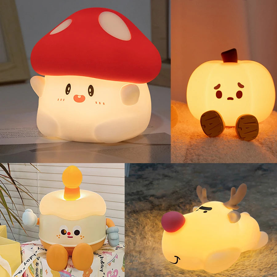 Veilleuse Citrouille en Silicone
