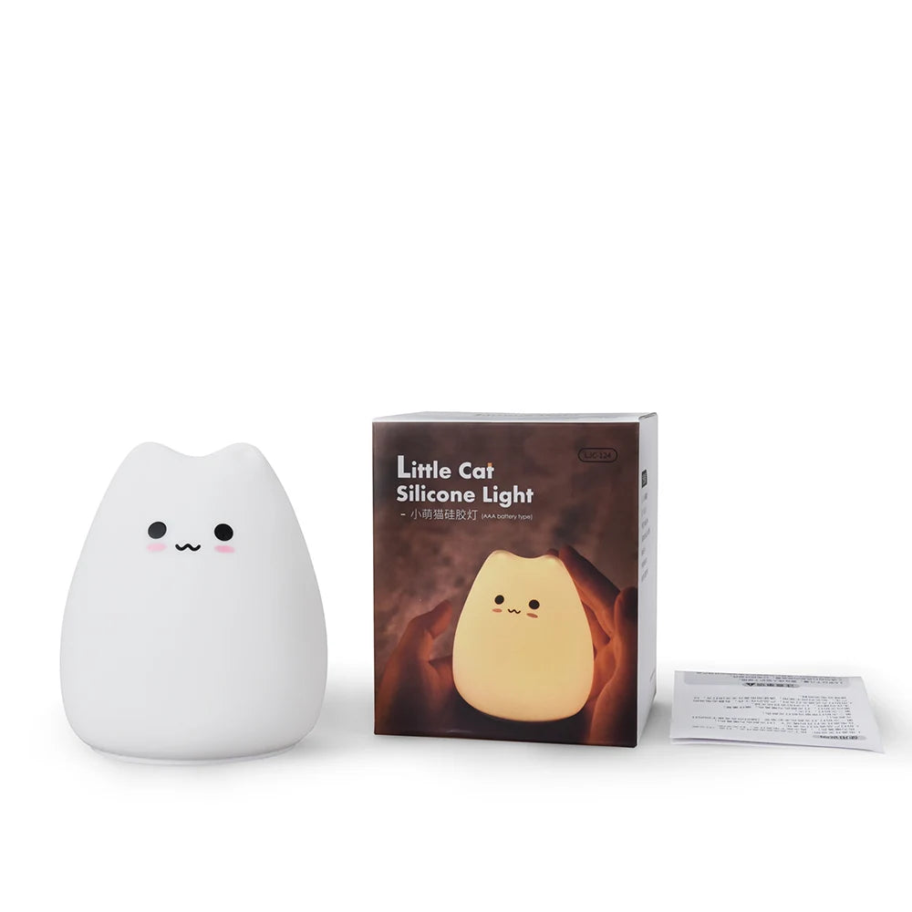 Veilleuse Chat en Silicone