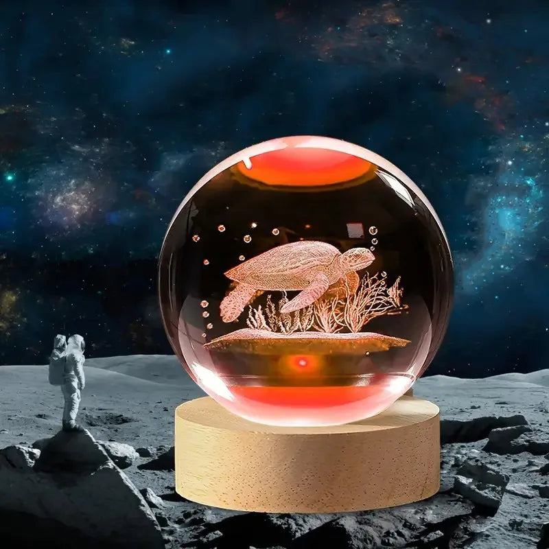 Veilleuse Boule de Cristal Tortue