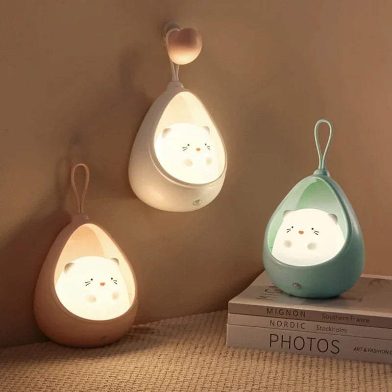 Veilleuse Chat Cocon