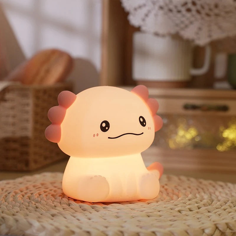 Veilleuse Axolotl en Silicone