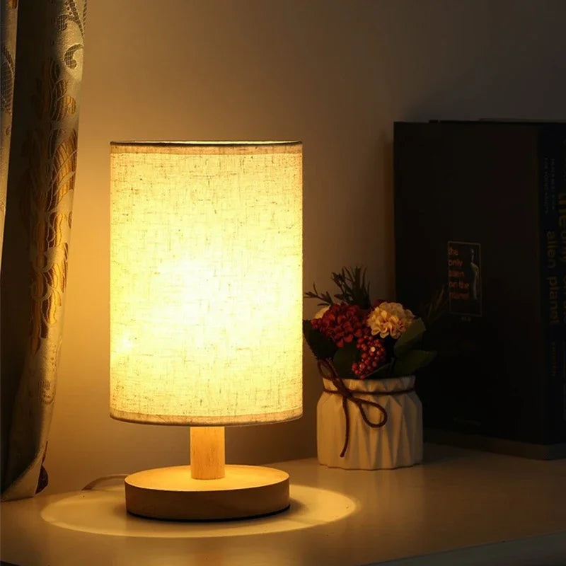 Lampe Chevet en Bois