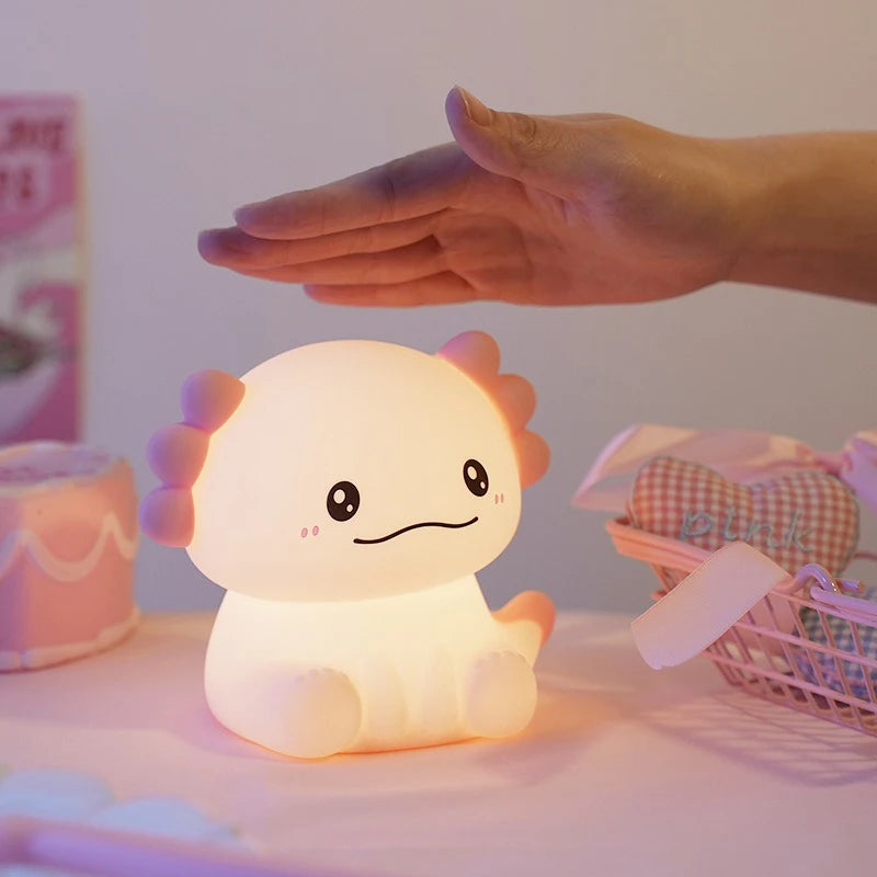 Veilleuse Axolotl en Silicone