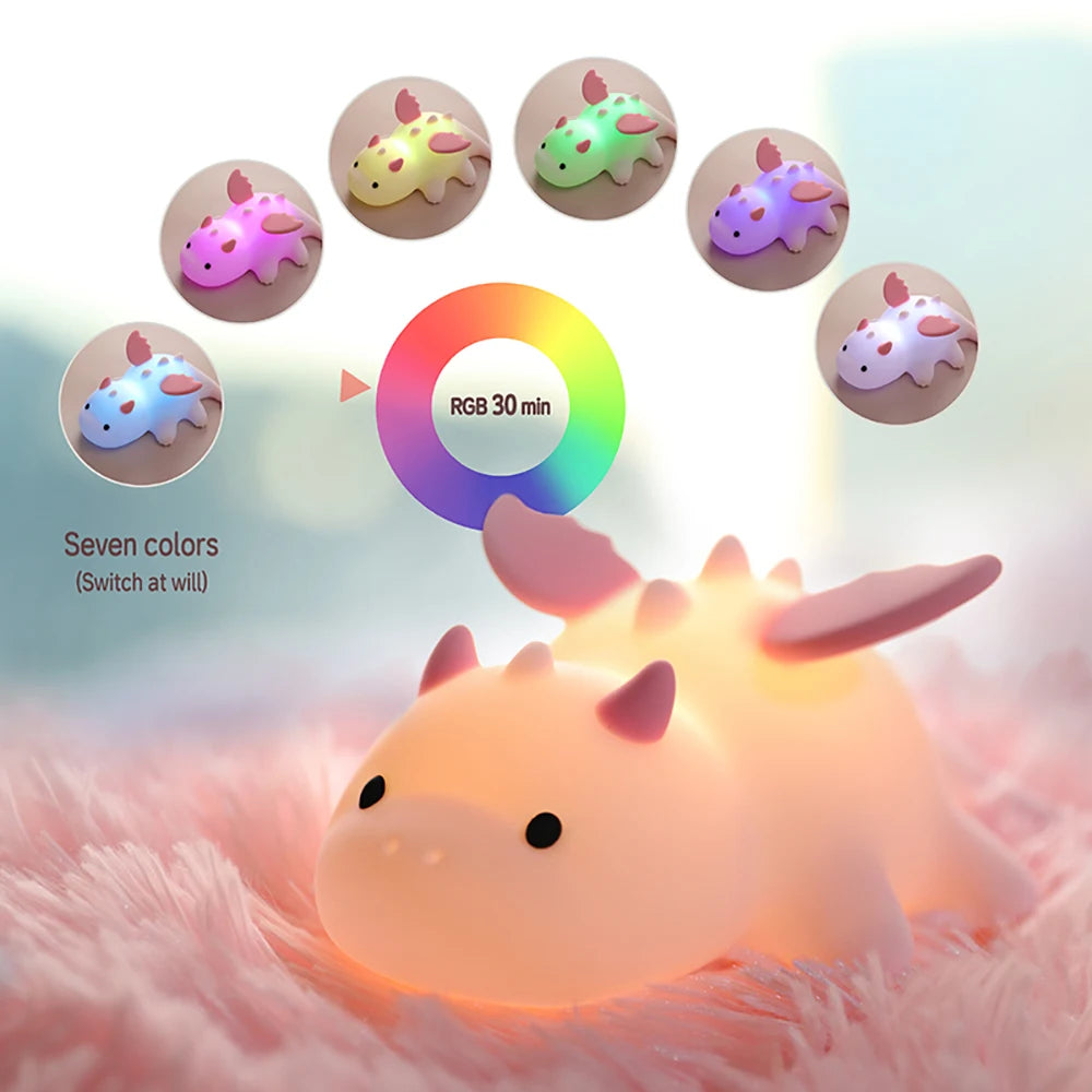 Veilleuse Dragon en Silicone