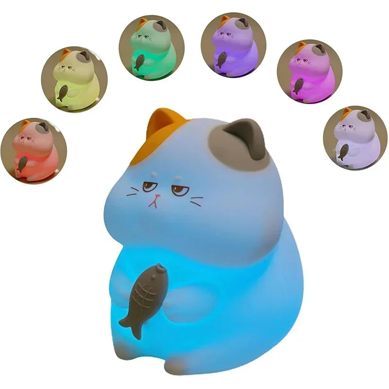 Veilleuse Chat Tactile