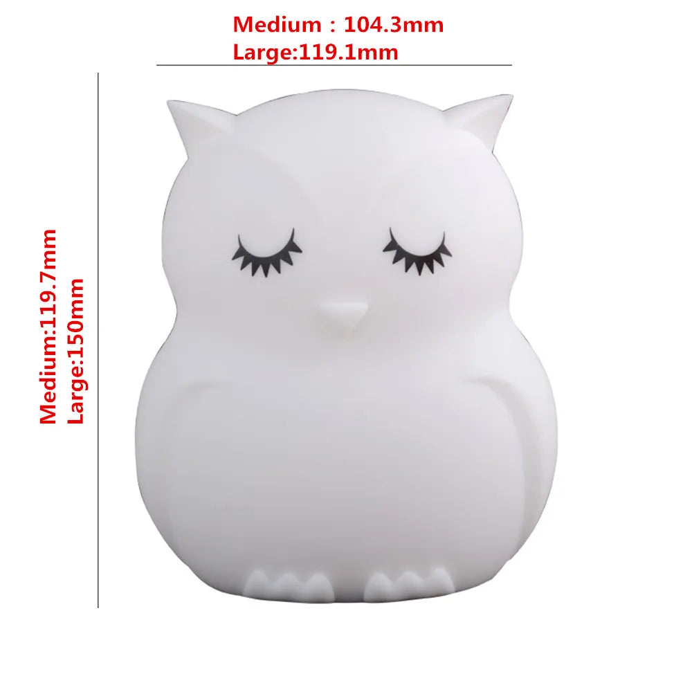Veilleuse Hibou Télécommande