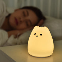 Veilleuse Chat en Silicone