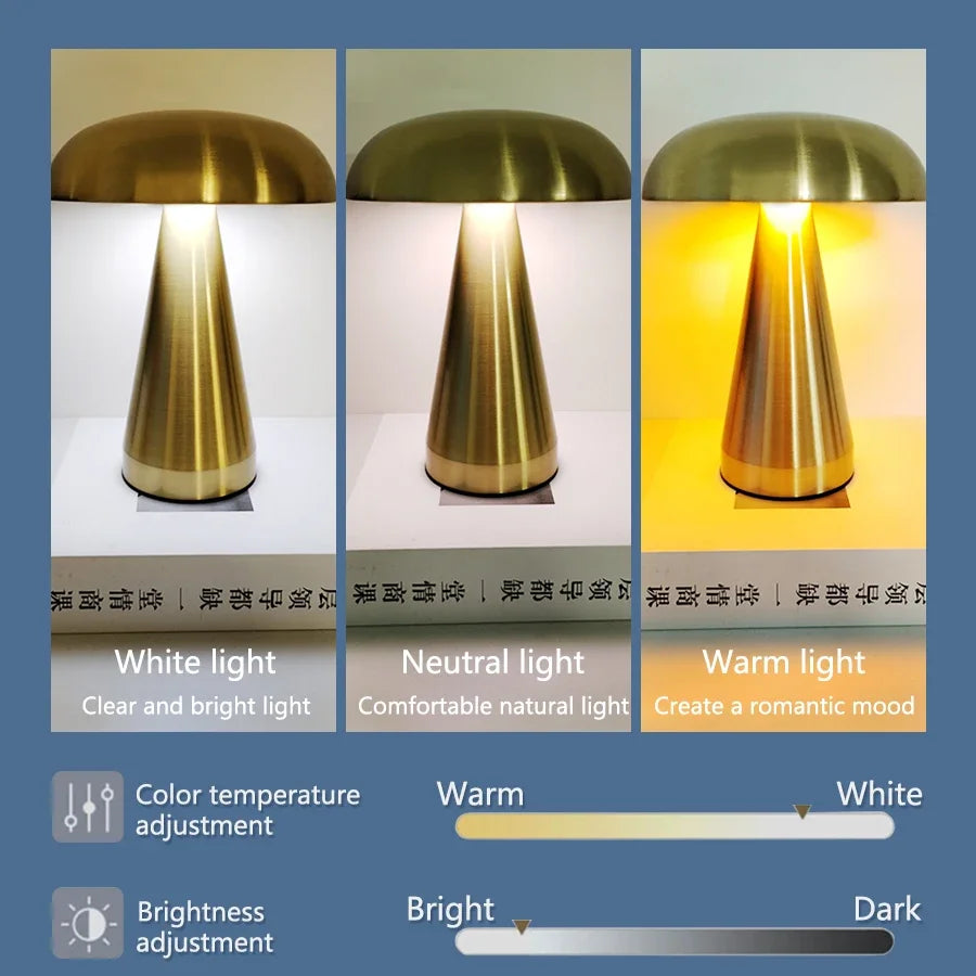 Veilleuse de Table Champignon