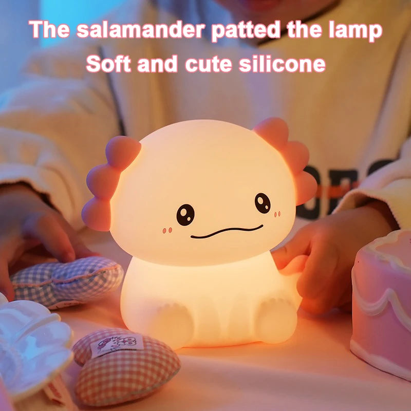 Veilleuse Axolotl en Silicone