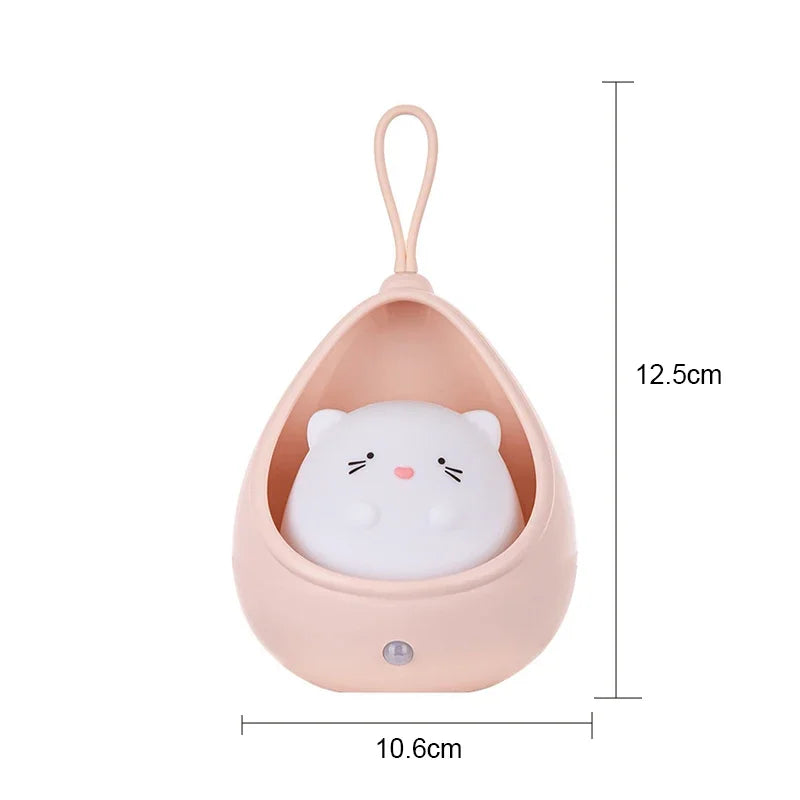 Veilleuse Chat Cocon