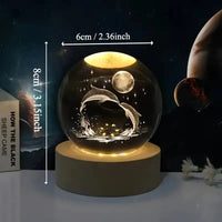 Veilleuse Boule de Cristal Dauphin