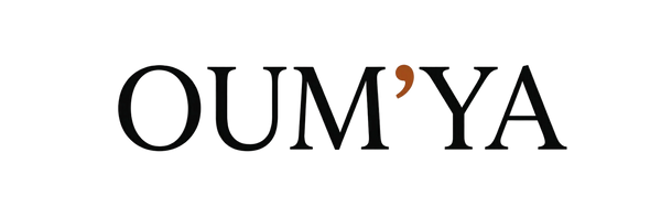 Logo de la marque OUM'YA, boutique française de produits de sommeil pour bébés et enfants