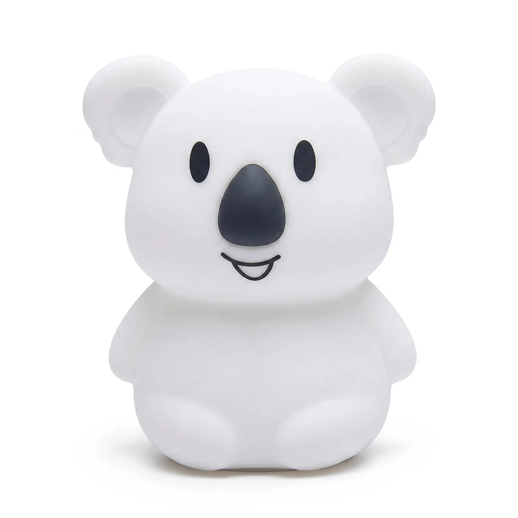 Veilleuse koala en silicone souple blanc avec télécommande pour chambre d'enfant