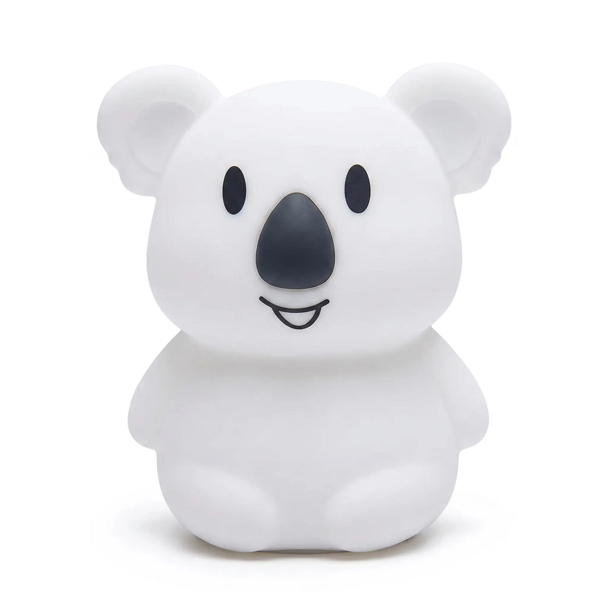 Veilleuse koala en silicone souple blanc avec télécommande pour chambre d'enfant